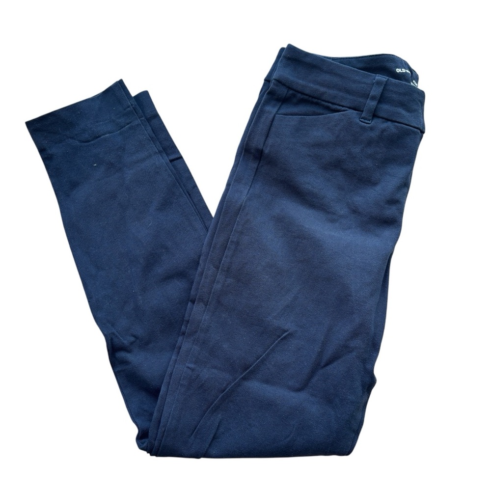 2/$20 OLD NAVY Pixie never fade skinny Navy Blue Pants ankle business casual -2